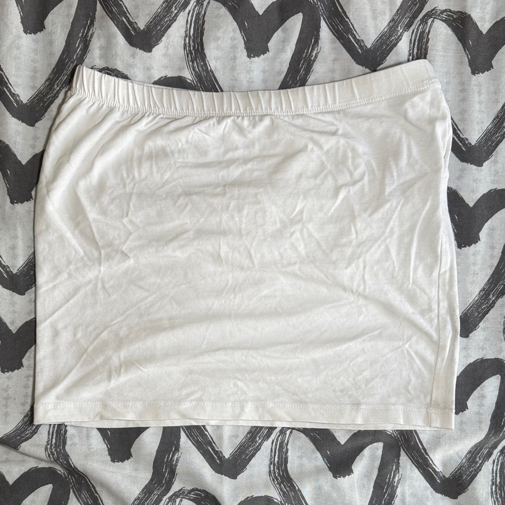 White  Mini Skirt